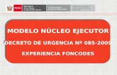 Du 085 Nucleo Ejecutor  Presentacion Chimbote