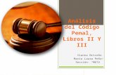 Análisis del Código Penal, Libros II y III