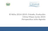 SEQUIA Y EL NIÑO  2015 EL SALVADOR