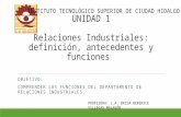 Unidad 1 relaciones industriales