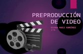 Preproducción de Video
