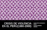Crisis de violencia en el Perú