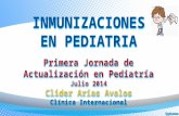 Inmunizaciones en Pediatr­a