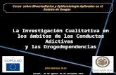 La inv. cualitativa en el ámbito de las drogodependencias 01set2012