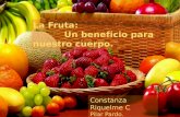 Frutas, beneficio para nuestro organismo