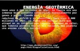 Energìa geotèrmica