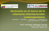 Venezuela en el marco de la relaciones internacionales contemporáneas