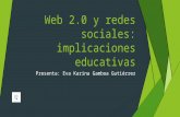 Web 2.0 y la educación a distancia