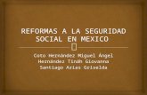 Reformas a la seguridad social en mexico