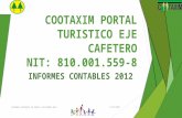 INFORMACION CONTABLE COOTAXIM PORTAL TURISTICO DEL EJE CAFTERO AÑO 2012