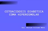 Cetoacidosis diabetica. coma hiperosmolar