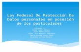 Ley federal de protección