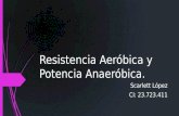 Resistencia aeróbica y potencia anaeróbica.