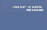 Reacción antígeno anticuerpo