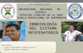 Embriologia del sistema respiratorio_UNU-PERÚ