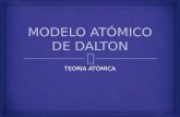 Modelo atómico de dalton 2