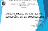 Impacto social de las nuevas tecnologías de la comunicación