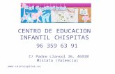 CENTRO EDUCACION INFANTIL CHISPITAS EN MISLATA MUY CERCA DE VALENCIA , XIRIVELLA, AVDA DEL CID.