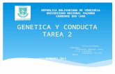 Genetica y conducta tarea 2