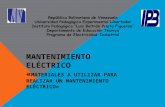 Materiales mantenimiento electrico