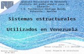 SISTEMAS ESTRUCTURALES UTILIZADOS EN VENEZUELA