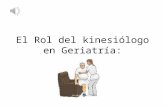 El rol del kinesiólogo en geriatría