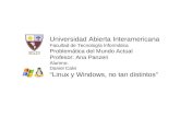 Diferencias entre Windows y Linux
