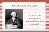 Euler, Matemático prolífico