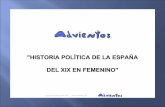 Historia política de la España del XIX en femenino