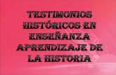 Testimonios historicos en enseñanza y aprendizaje sesion3 lec1 carmen