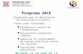 Arce IEs La Luz. Presentación a la comunidad educativa