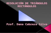 Resolución de triángulos rectángulos