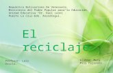 El reciclaje_ Recuperativo.
