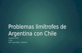 Problemas limitrofes de Argentina con Chile