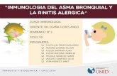 INMUNOLOGIA DEL ASMA BRONQUIAL Y RINITIS ALERGICA