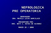 Evaluación nefrologica preoperatoria   1