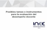 Posibles tareas e instrumentos para la evaluacion del desempeño docente
