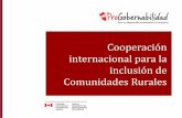 Cooperacion Internacional para Inclusion Comunidades Rurales