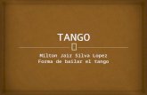 Silva lopez formas de bailar tango