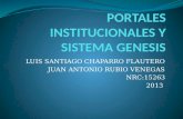 Genesis y portal institucional