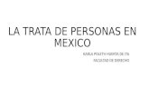 La trata de personas en mexico