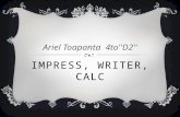 Impress, writer, calc