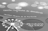 Programa de las Fiestas de Santa Colomba 2015