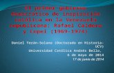 El primer gobierno democrático de inspiración católica en Venezuela: Caldera y Copei (1969-74)