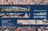 Intervención en Ciudades Históricas 2