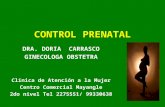 Control prenatal doria - Fisiopatológica I, Primera Parcial