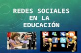 Redes sociales en la Educación