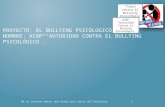 Campaña contra el bullying psicológico