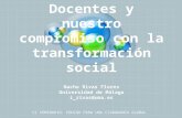 Docentes y compromiso por la transformación social