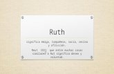 Ruth (Personaje Bíblico)